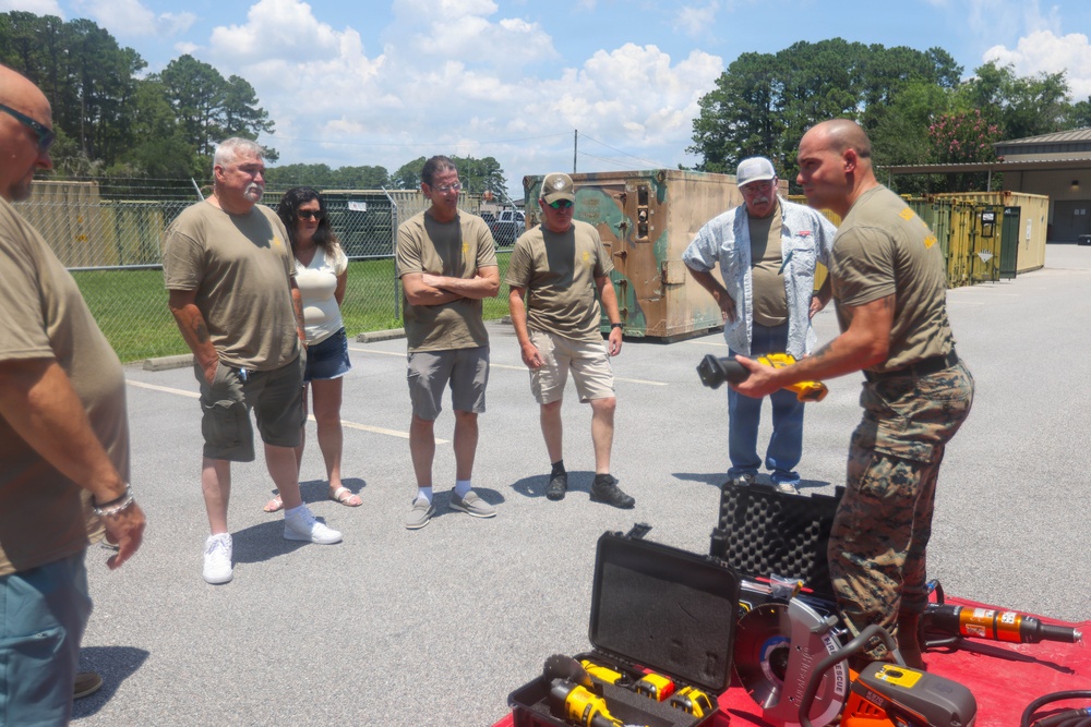 U.S. Marine Corps Veterans Revist MCAS Beaufort