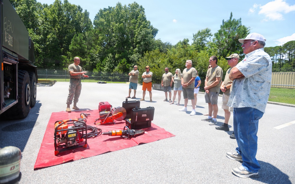 U.S. Marine Corps Veterans Revist MCAS Beaufort