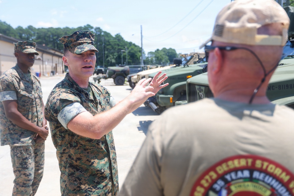 U.S. Marine Corps Veterans Revist MCAS Beaufort