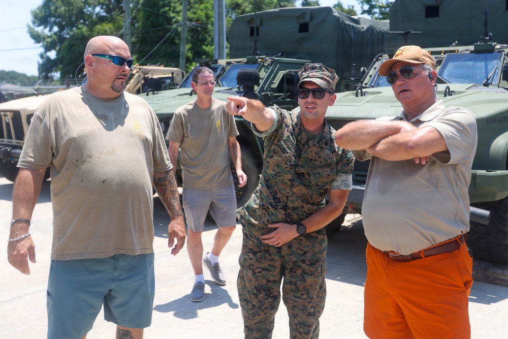 U.S. Marine Corps Veterans Revist MCAS Beaufort