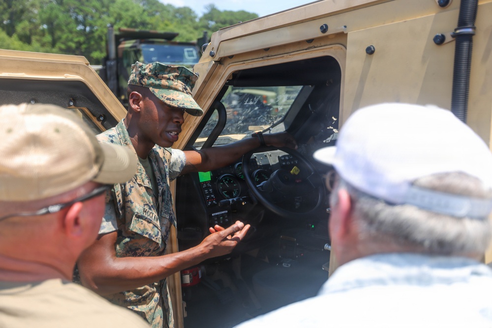 U.S. Marine Corps Veterans Revist MCAS Beaufort