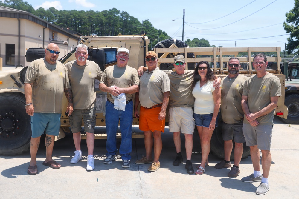U.S. Marine Corps Veterans Revist MCAS Beaufort