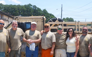 U.S. Marine Corps Veterans Revist MCAS Beaufort