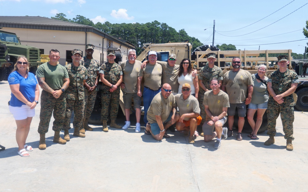 U.S. Marine Corps Veterans Revist MCAS Beaufort
