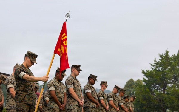 Capt. Nathan Price Relinquishes Command of Headquarters Company
