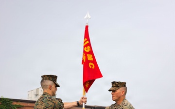 Capt. Nathan Price Relinquishes Command of Headquarters Company
