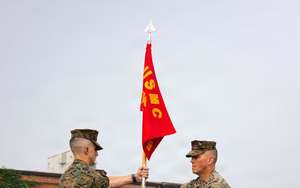 Capt. Nathan Price Relinquishes Command of Headquarters Company