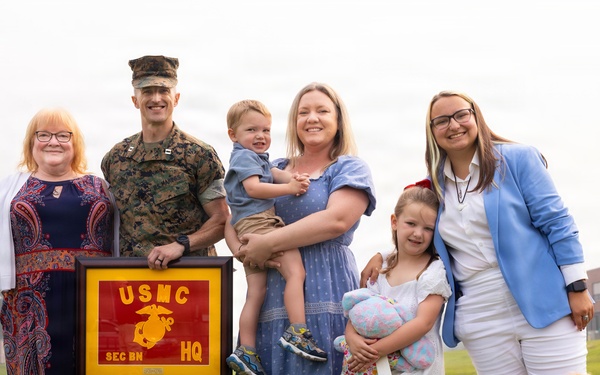 Capt. Nathan Price Relinquishes Command of Headquarters Company