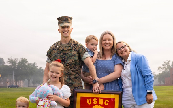 Capt. Nathan Price Relinquishes Command of Headquarters Company
