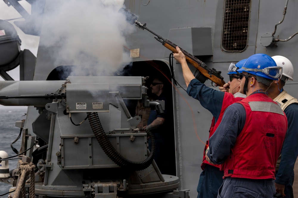 Milius RAS with USNS John Lewis