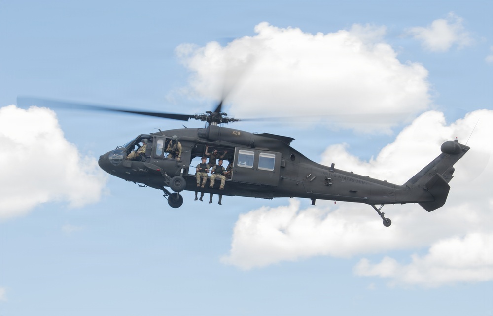 Illinois National Guard Helocast at Fort McCoy