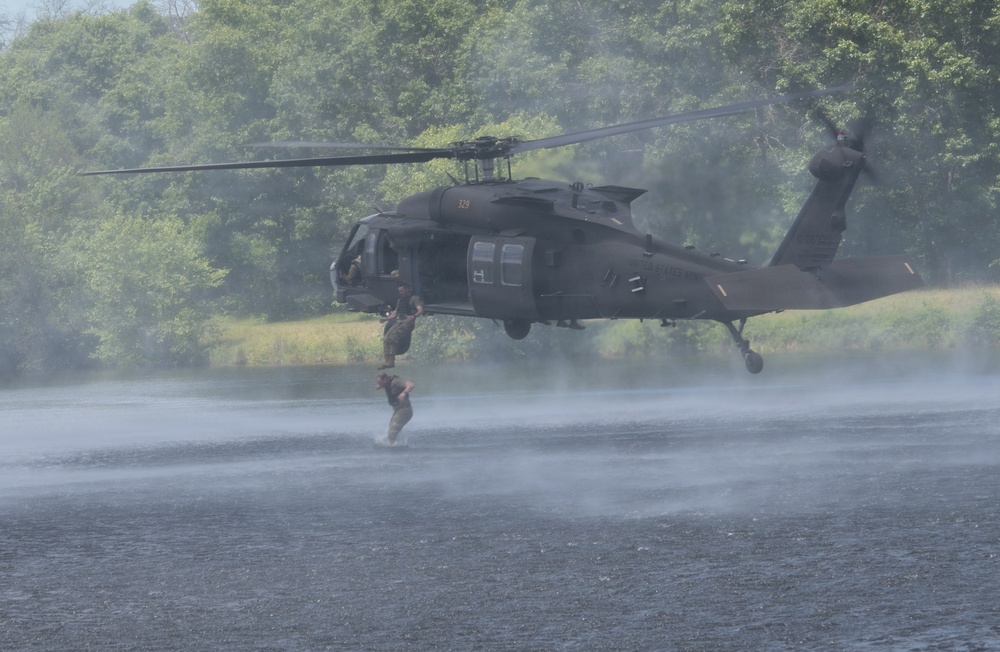 Illinois National Guard Helocast at Fort McCoy