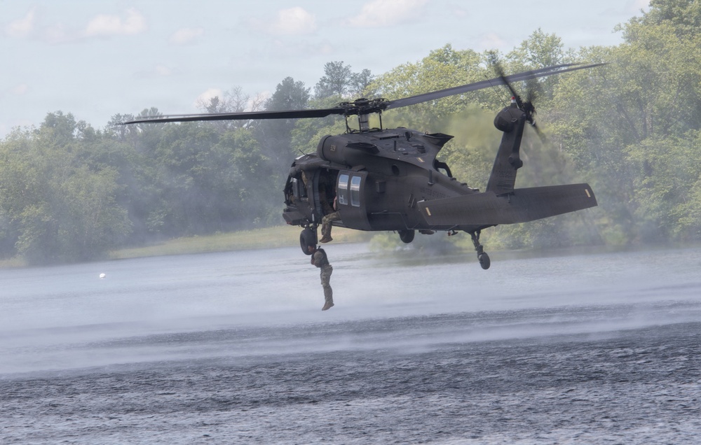 Illinois National Guard Helocast at Fort McCoy