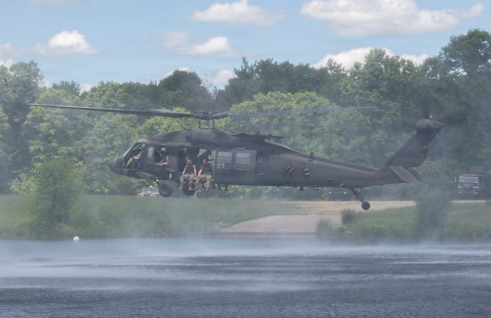 Illinois National Guard Helocast at Fort McCoy