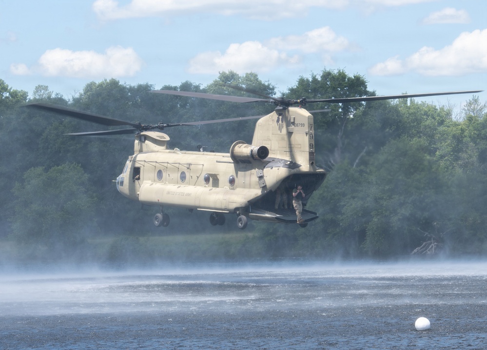 Illinois National Guard Helocast at Fort McCoy