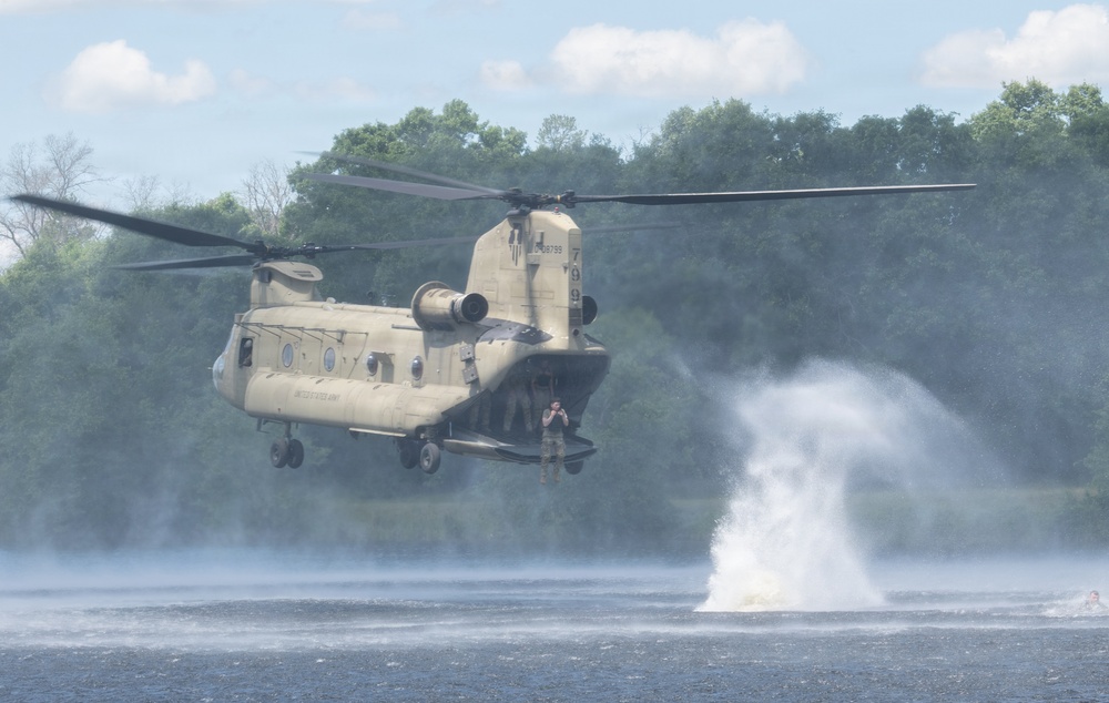 Illinois National Guard Helocast at Fort McCoy