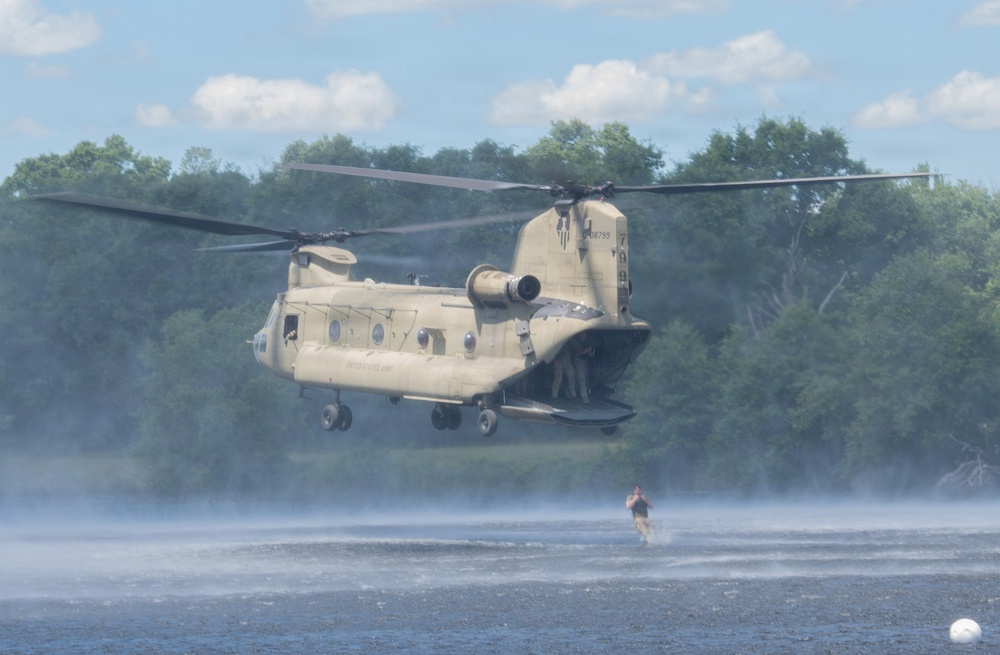 Illinois National Guard Helocast at Fort McCoy