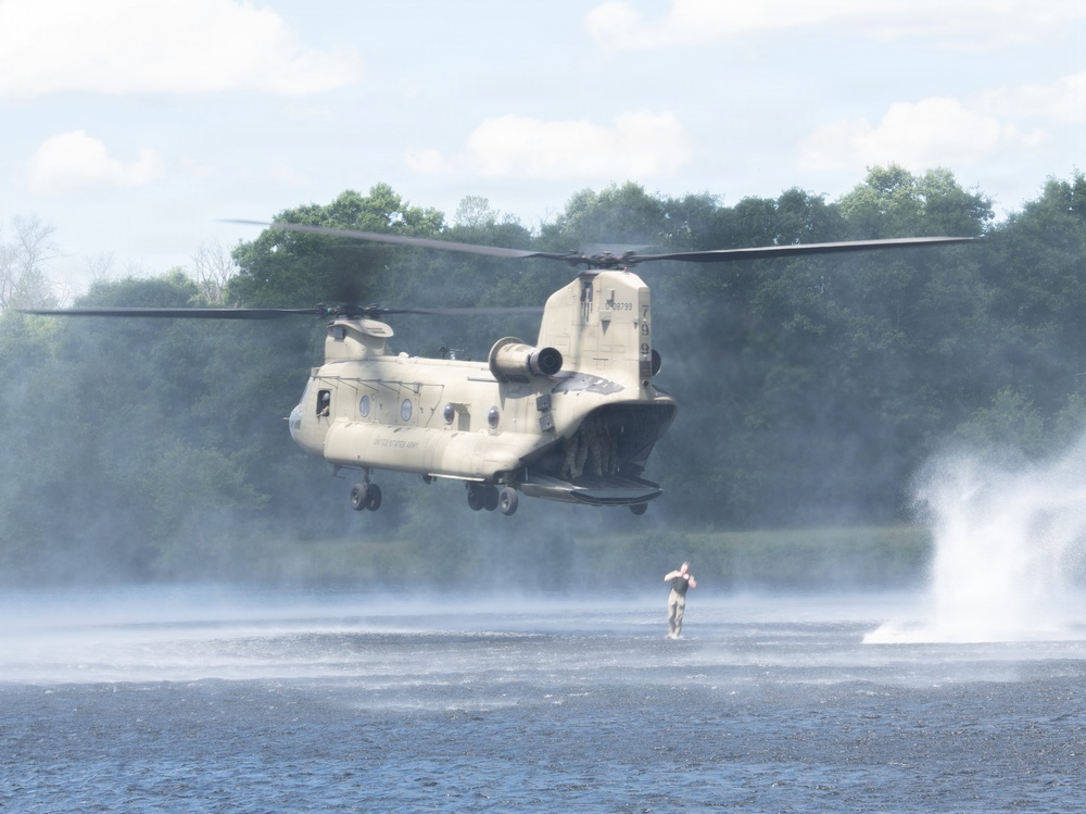 Illinois National Guard Helocast at Fort McCoy