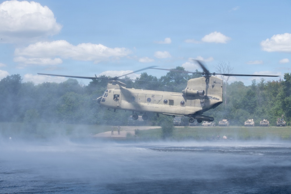 Illinois National Guard Helocast at Fort McCoy