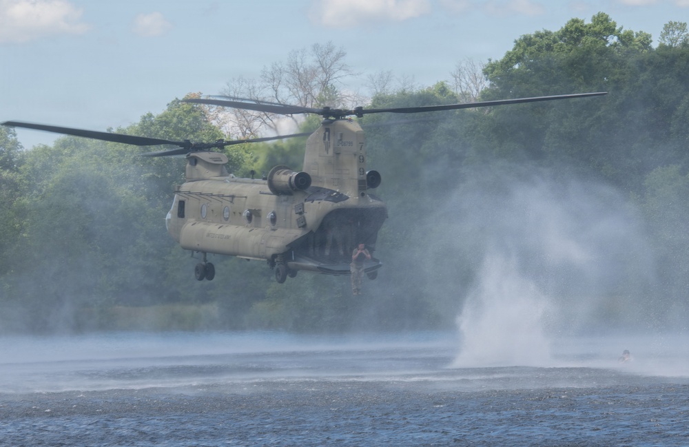 Illinois National Guard Helocast at Fort McCoy