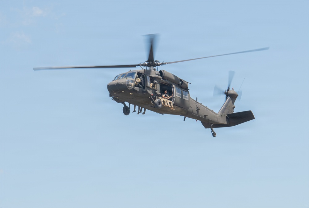 Illinois National Guard Helocast at Fort McCoy