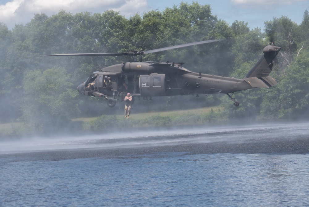 Illinois National Guard Helocast at Fort McCoy