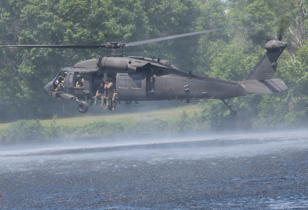 Illinois National Guard Helocast at Fort McCoy