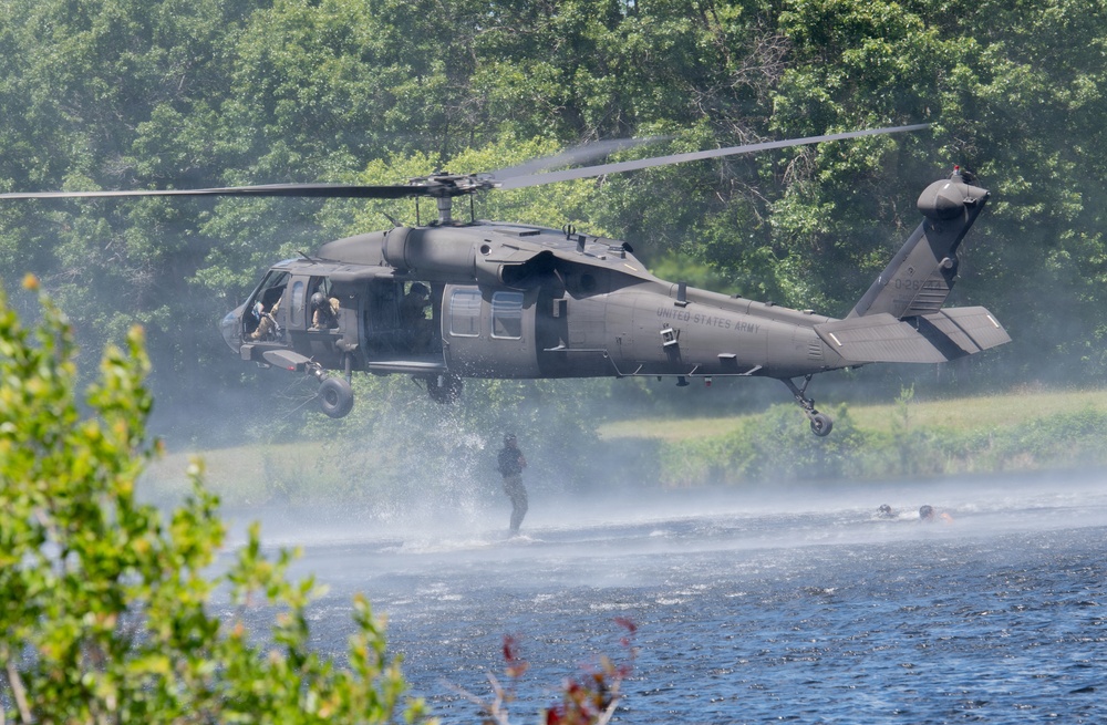 Illinois National Guard Helocast at Fort McCoy