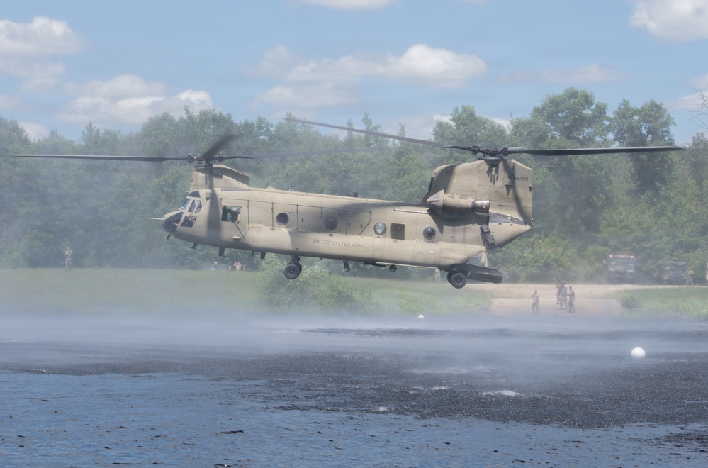 Illinois National Guard Helocast at Fort McCoy