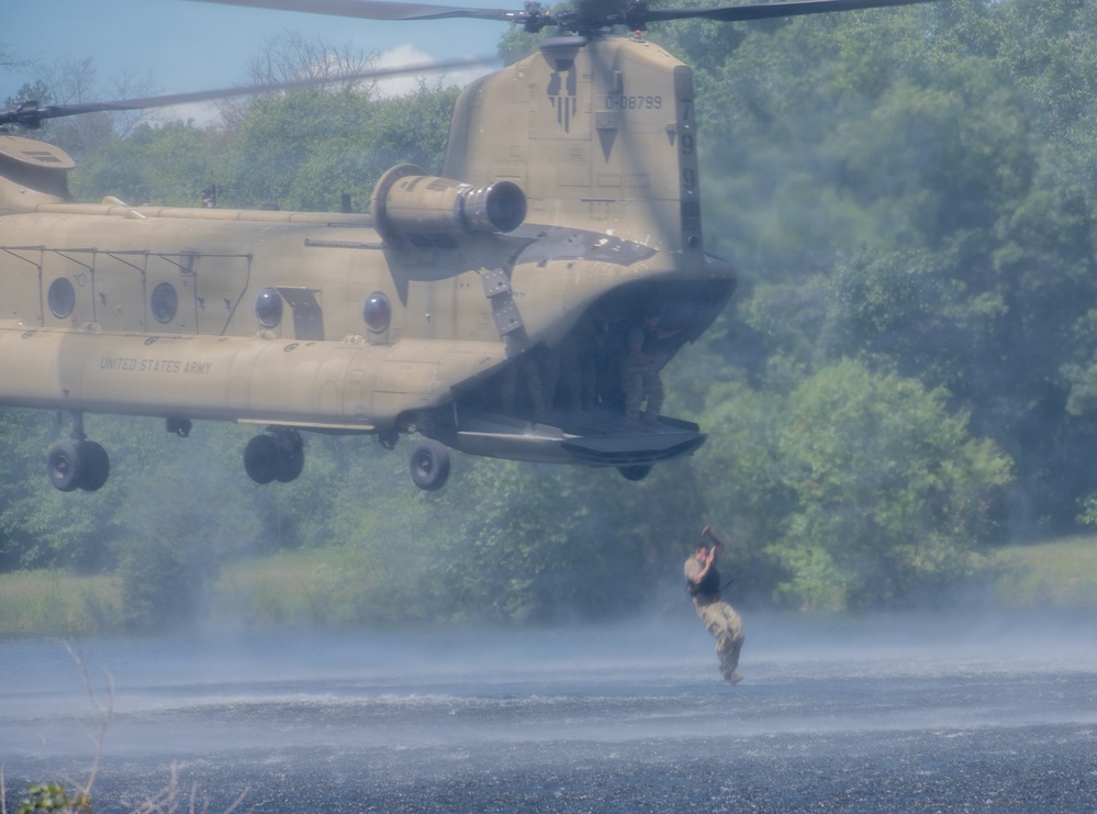 Illinois National Guard Helocast at Fort McCoy