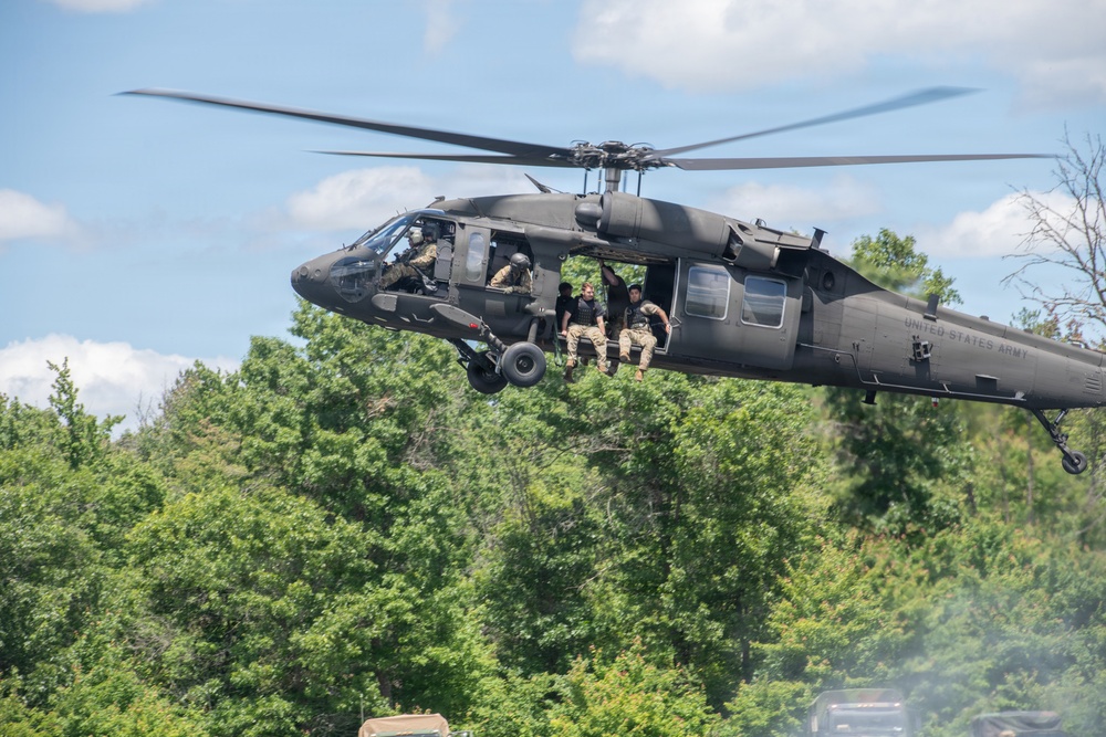Illinois National Guard Helocast at Fort McCoy