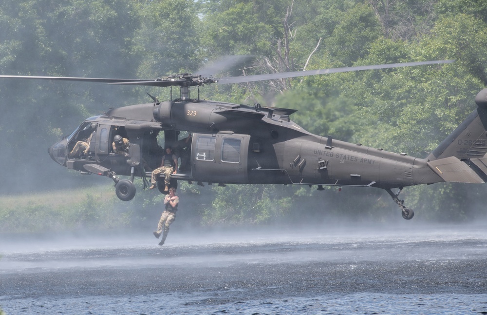 Illinois National Guard Helocast at Fort McCoy