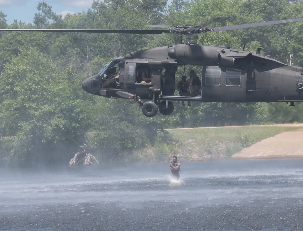 Illinois National Guard Helocast at Fort McCoy