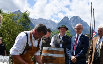 Garmisch German-American Friendship Day Ceremonial Keg Tapping
