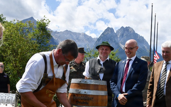 Garmisch German-American Friendship Day Ceremonial Keg Tapping