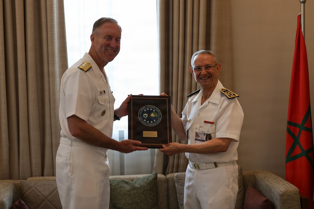 AMFS 2026 gift exchange between U.S., Royal Moroccan Navy