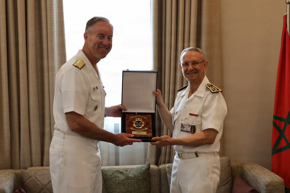 AMFS 2026 gift exchange between U.S., Royal Moroccan Navy