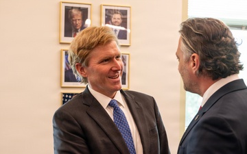 USW (P) Colby hosts Polish Head of the National Security Bureau Bartosz Grodecki and delegation