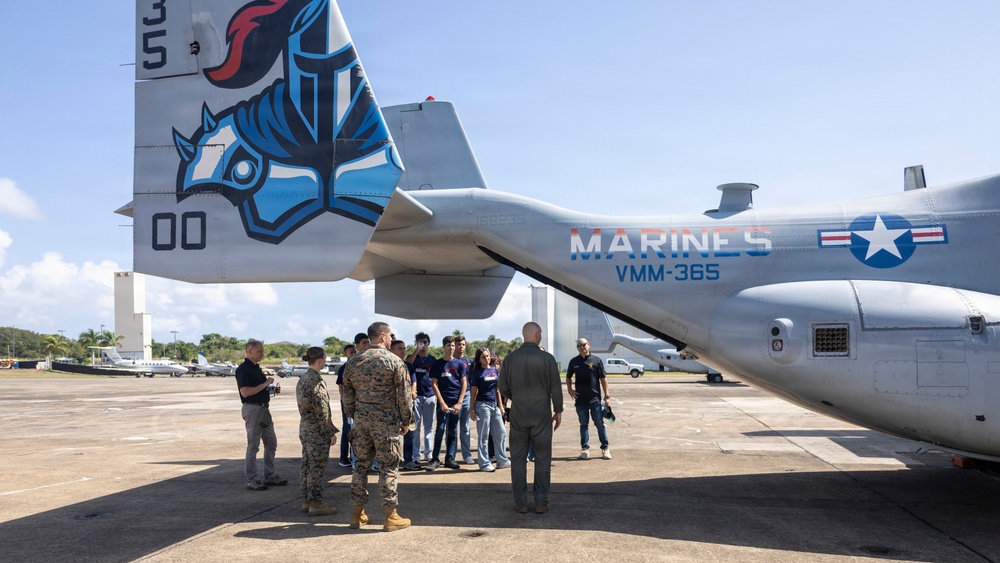 American Military Academy JROTC cadets Visits LCF-24