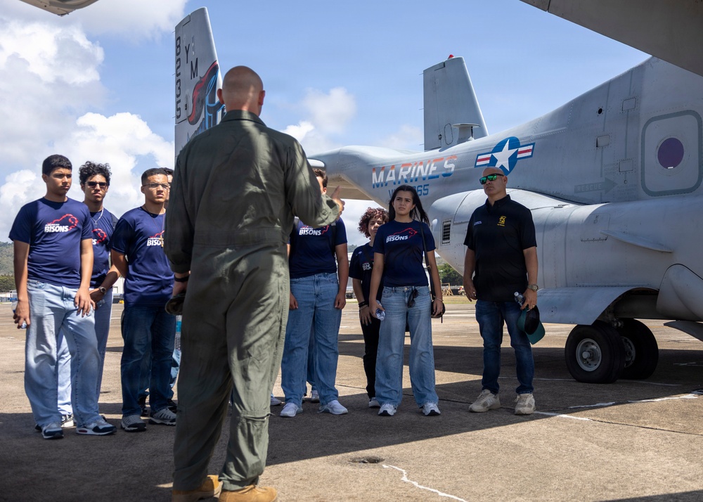 American Military Academy JROTC cadets Visits LCF-24