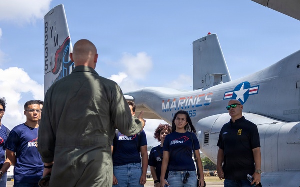 American Military Academy JROTC cadets Visits LCF-24