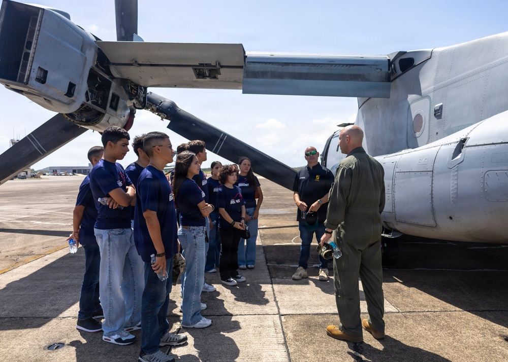 American Military Academy JROTC cadets Visits LCF-24