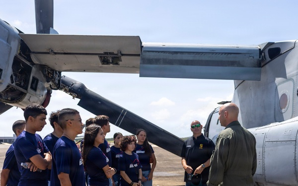 American Military Academy JROTC cadets Visits LCF-24