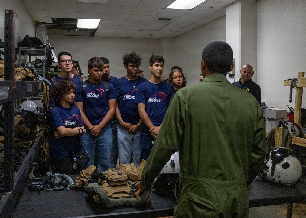 American Military Academy JROTC cadets Visits LCF-24