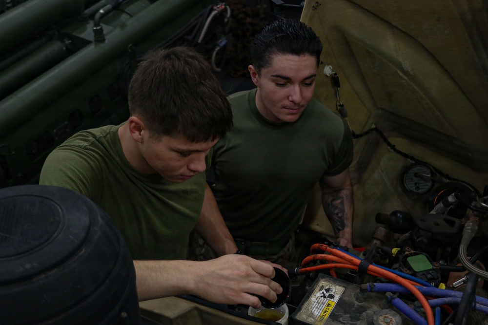 USS Portland Marines Conduct Routine Operations