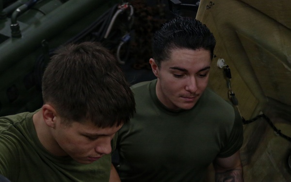 USS Portland Marines Conduct Routine Operations
