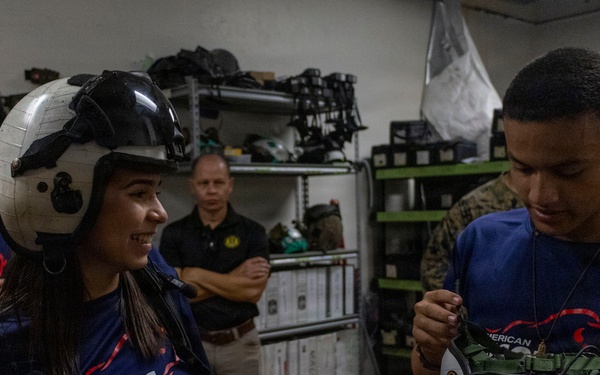 American Military Academy JROTC cadets Visits LCF-24
