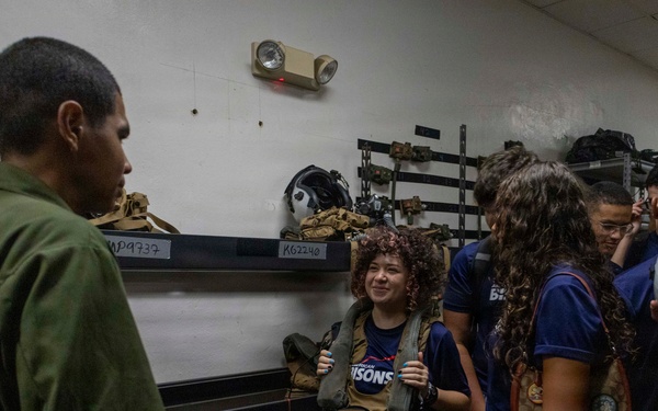 American Military Academy JROTC cadets Visits LCF-24