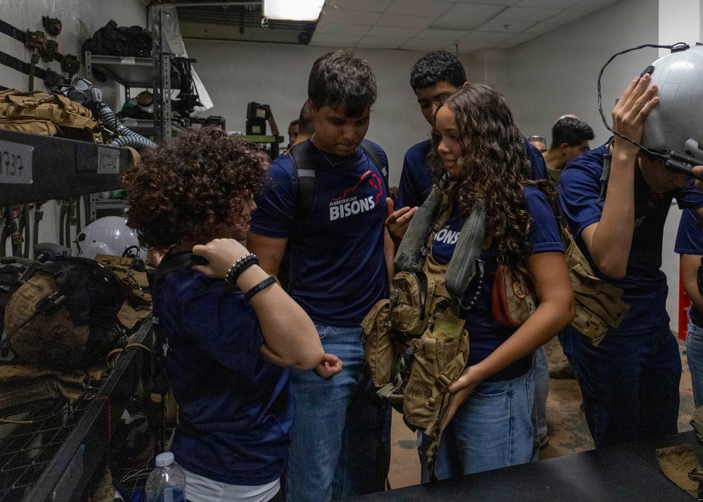 American Military Academy JROTC cadets Visits LCF-24