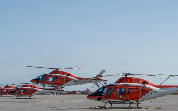 TH-73A Thrasher Lands on NAS Whiting Field Flightline